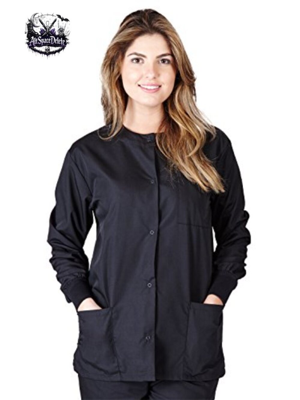 Natural Uniforms Warm Up Scrub Jacket Poly Cotton Medical Coat